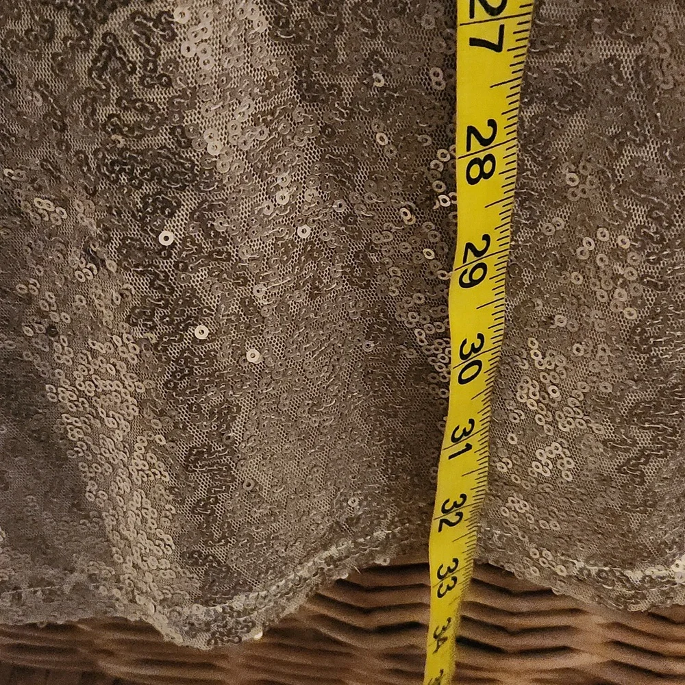Altar'd State Gold Sequin Long Sleeve Dress - Picture 12 of 12